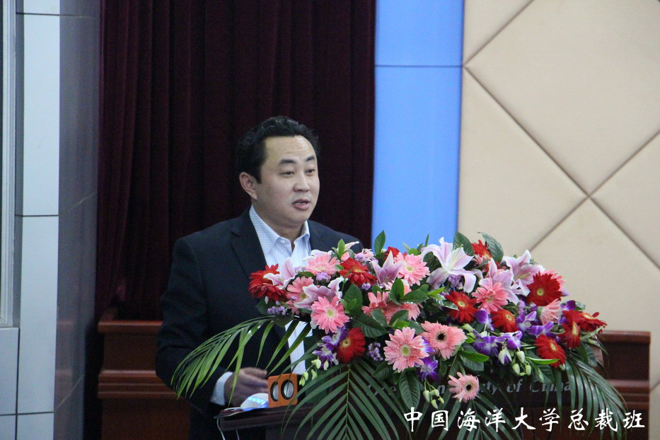 优秀学员代表李翠亮同学发言