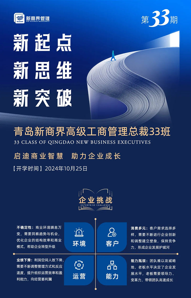青岛新商界高级工商管理研修33班