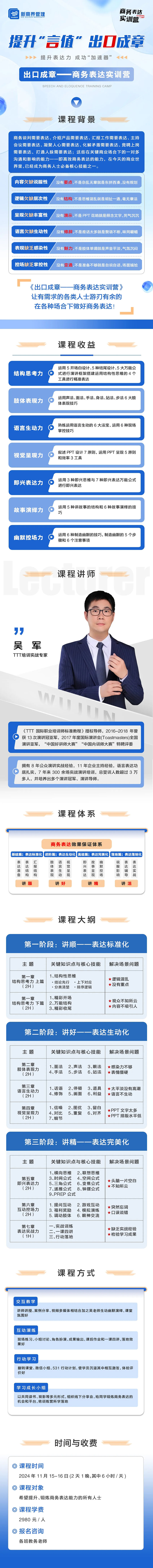 商务表达实训营欢迎报名学习